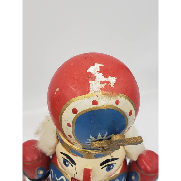 Vintage Nutcracker Set of 3 Made in China King Nutcracker, Female Queen, Drummer - Picture 9 of 16
